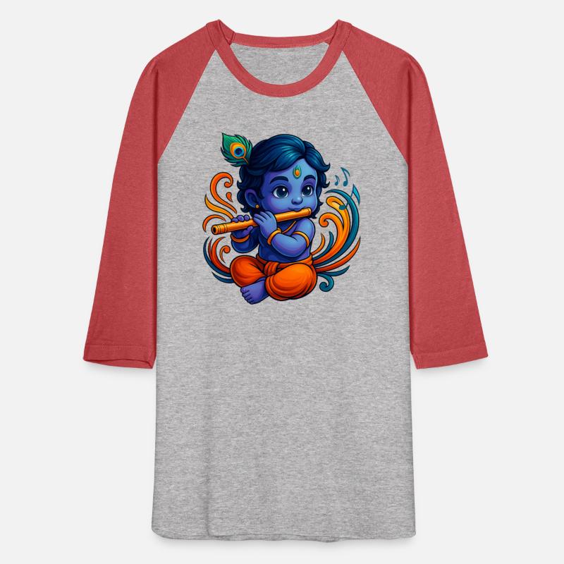 Baby Krishna with Flute – Peace Vibes | Vibrant 3D