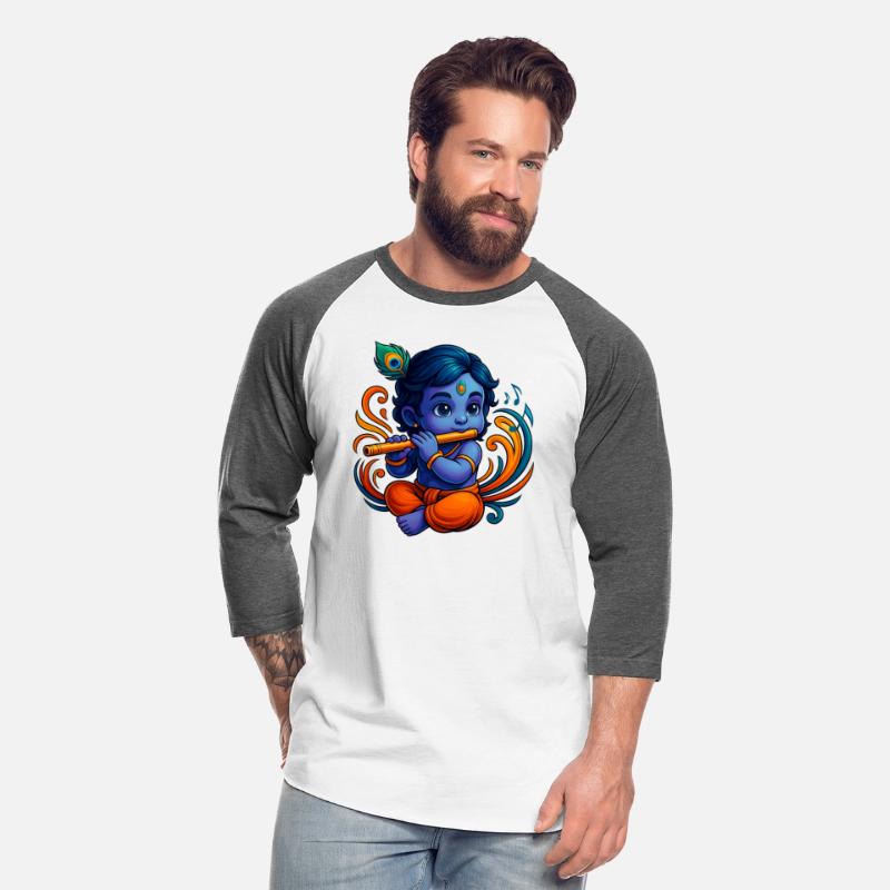 Baby Krishna with Flute – Peace Vibes | Vibrant 3D