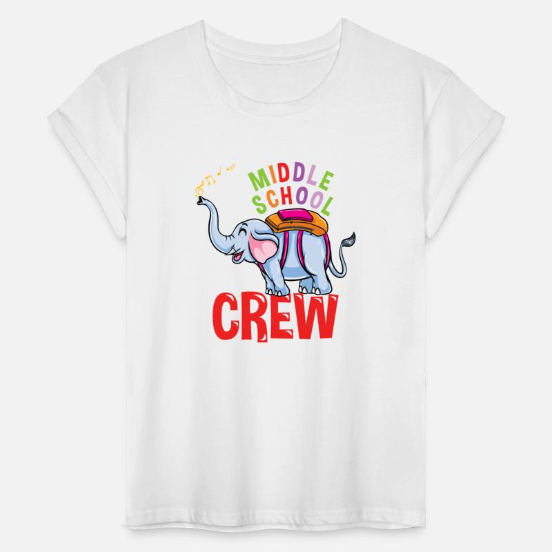 Back To School Elephant Middle School Crew
