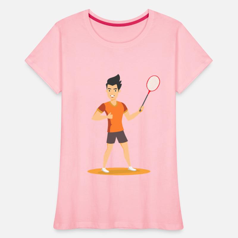 Badmintonist Comic Look