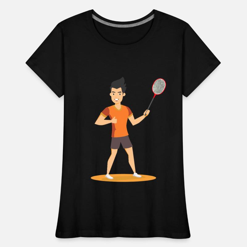 Badmintonist Comic Look
