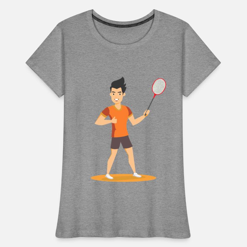 Badmintonist Comic Look