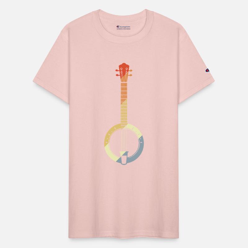 Banjo Drawing Retro Style