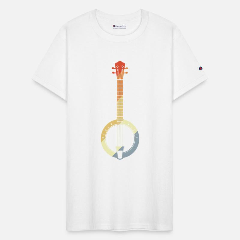 Banjo Drawing Retro Style