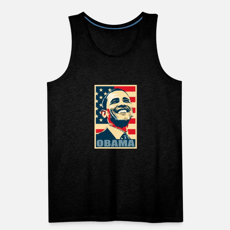 Barack Obama President 44 American Flag Happy Demo