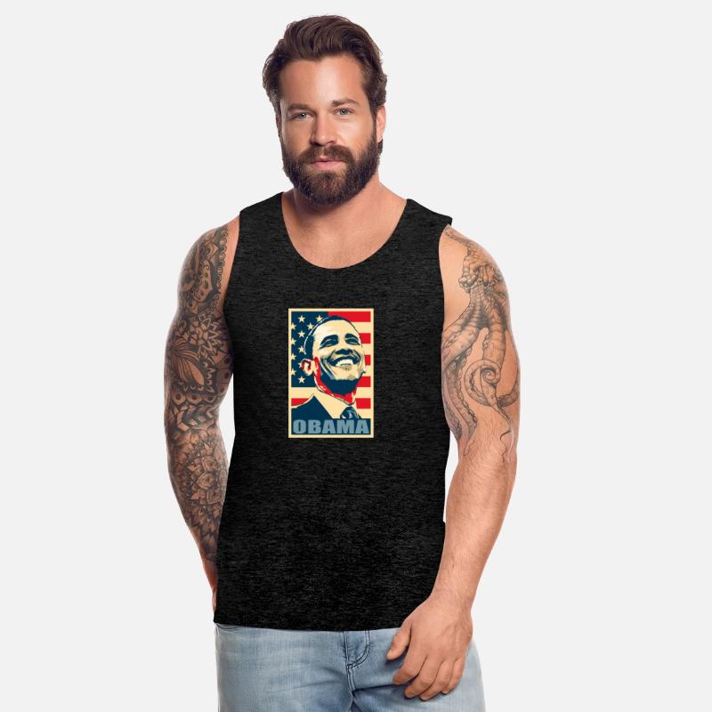 Barack Obama President 44 American Flag Happy Demo