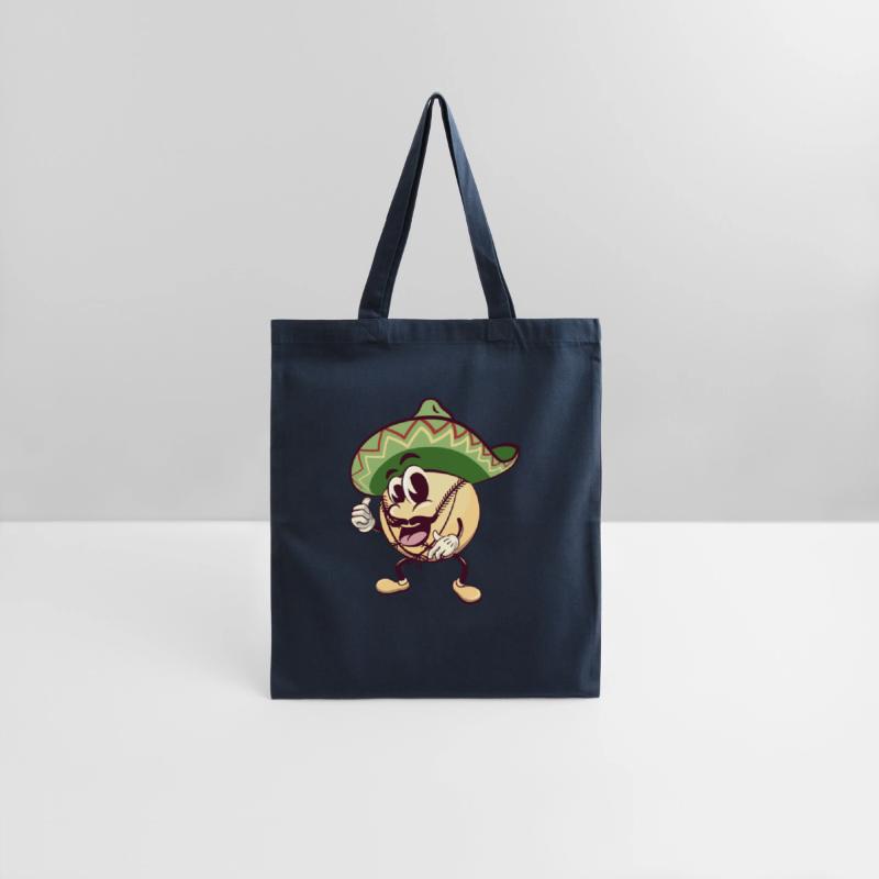 baseball cartoon wearing sombrero with thumb up