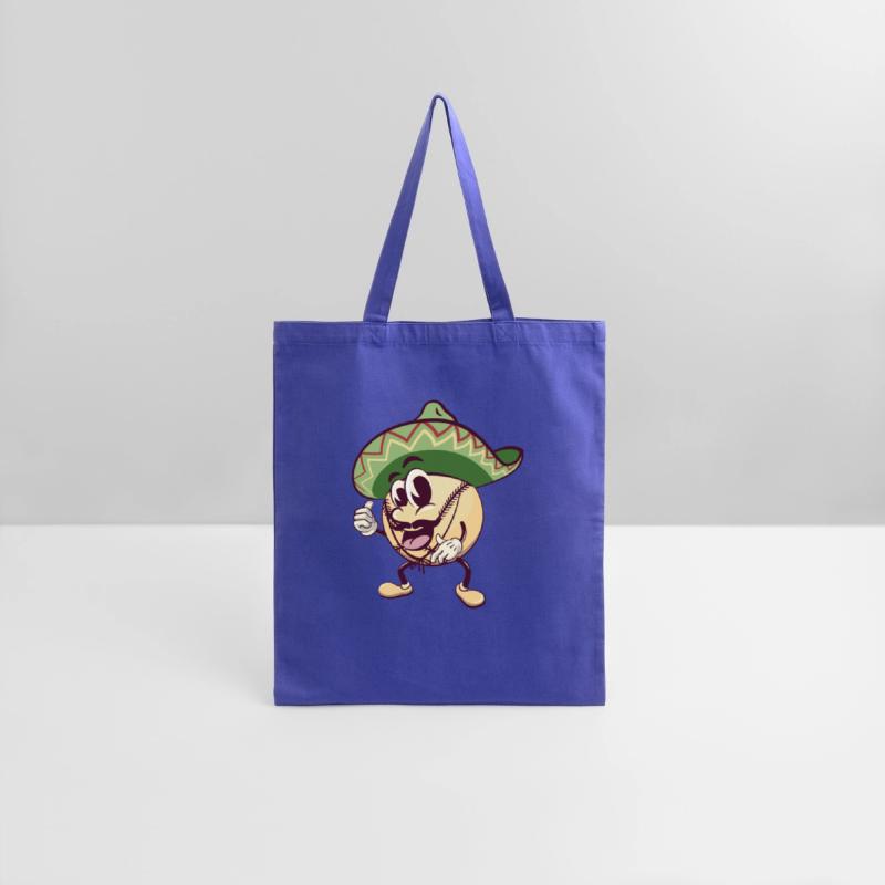 baseball cartoon wearing sombrero with thumb up