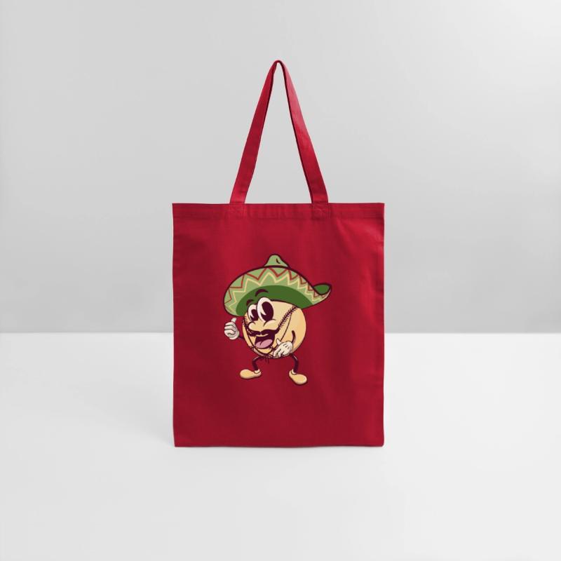 baseball cartoon wearing sombrero with thumb up