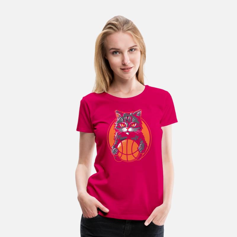 Basketball Cat Basketball Player I Love Basketball