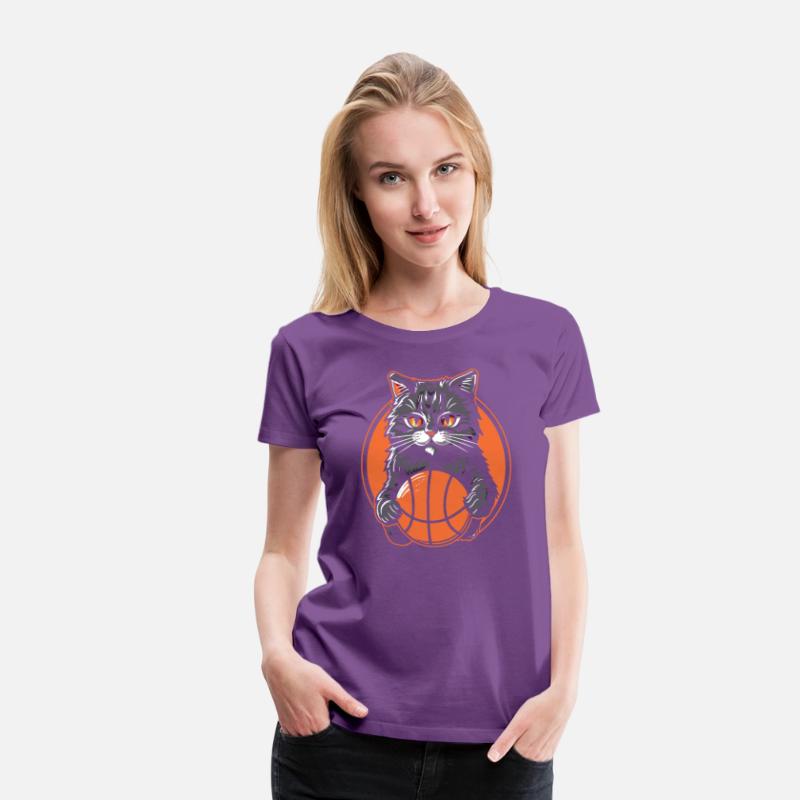 Basketball Cat Basketball Player I Love Basketball