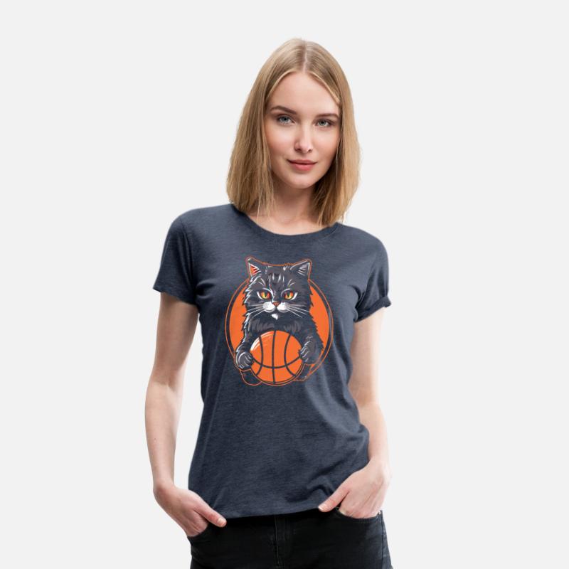 Basketball Cat Basketball Player I Love Basketball