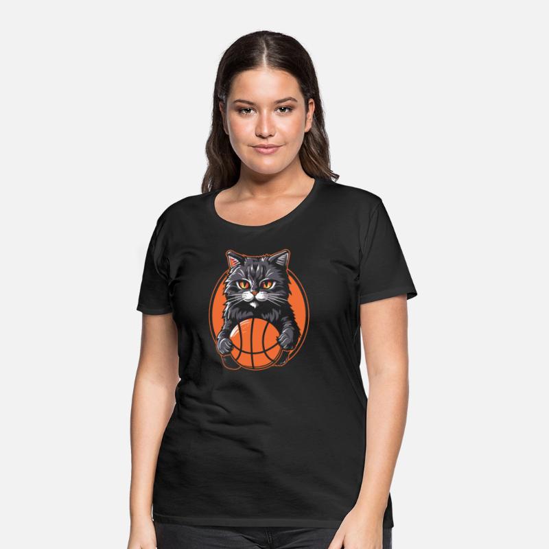 Basketball Cat Basketball Player I Love Basketball