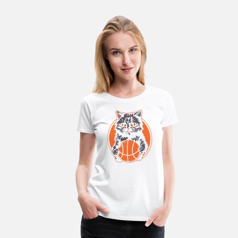 Basketball Cat Basketball Player I Love Basketball