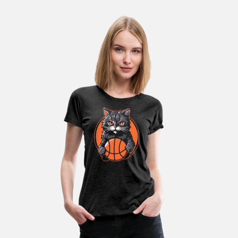 Basketball Cat Basketball Player I Love Basketball