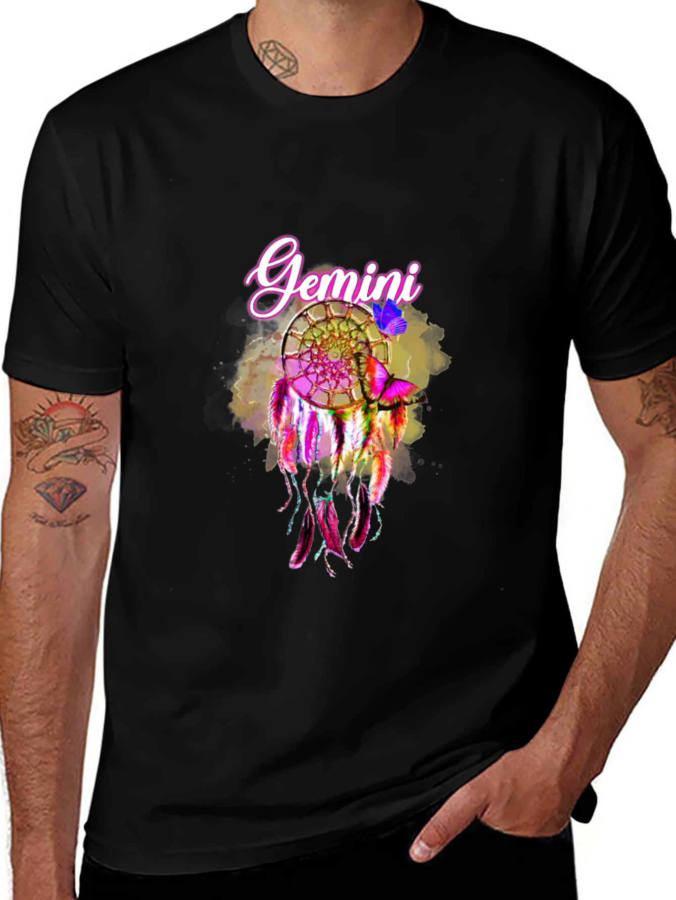 Gemini Dreamcatcher Graphic T-Shirt - Unisex