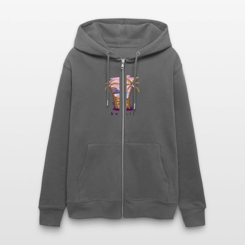 Beach Hawai Island Beach Palm Trees Summer