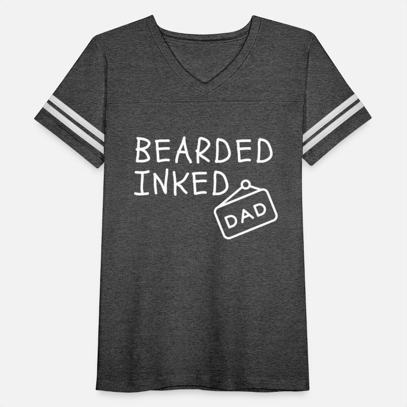Bearded inked man stars