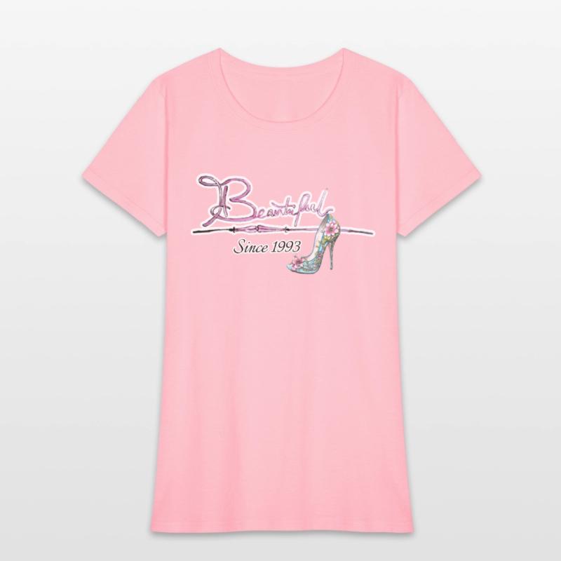 Beautiful since 1993 birthday typography