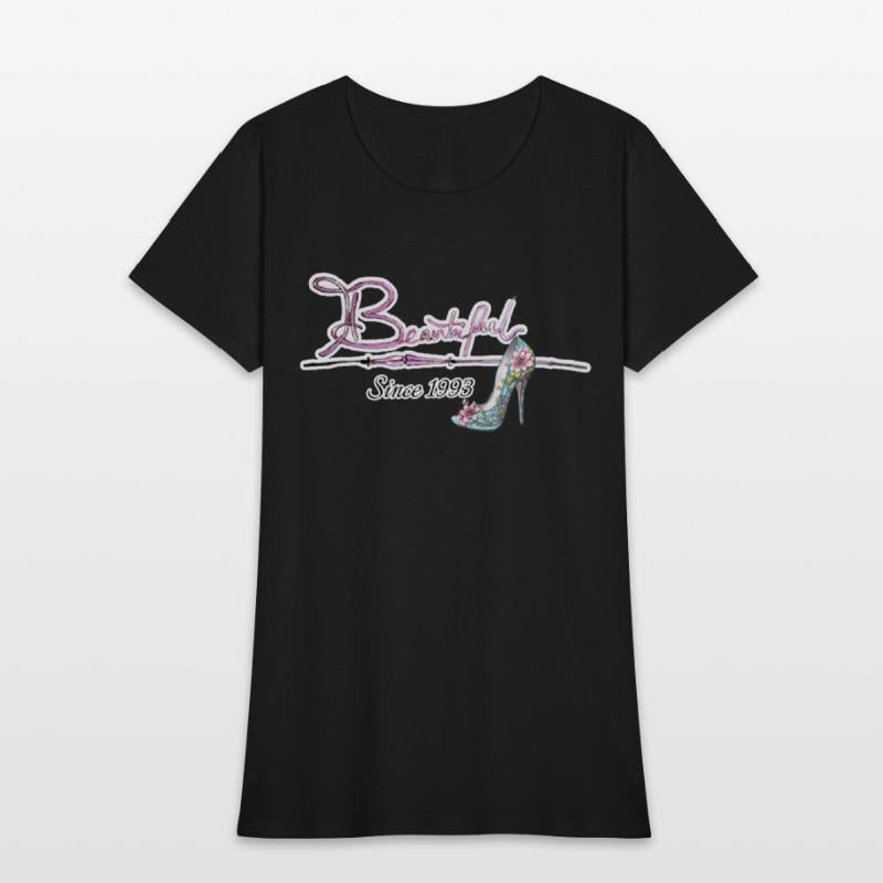 Beautiful since 1993 birthday typography