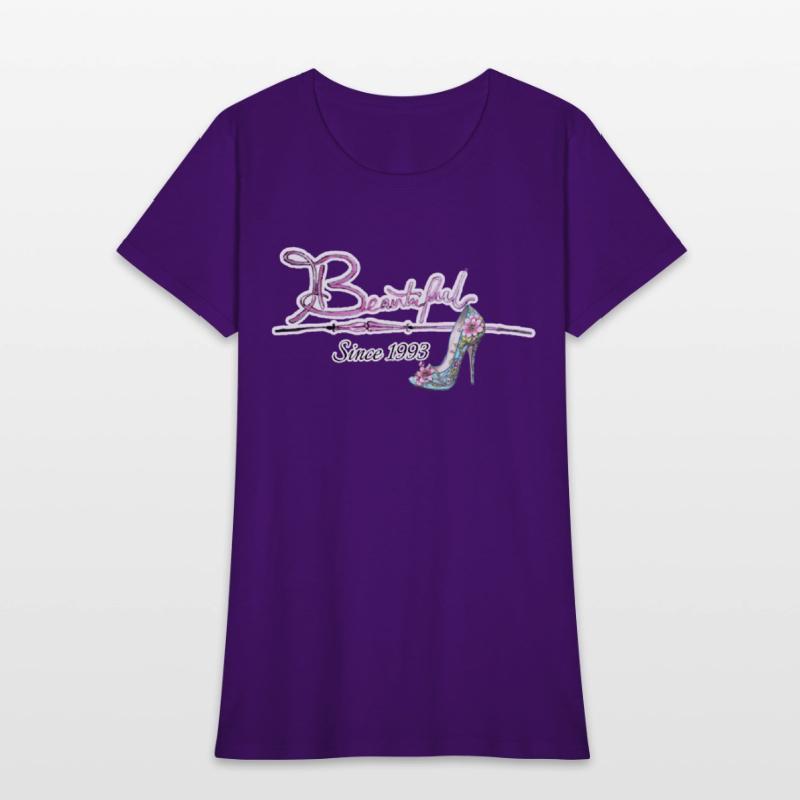 Beautiful since 1993 birthday typography