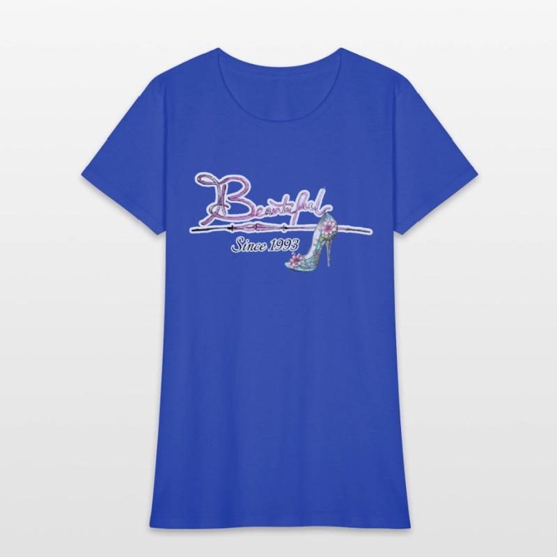 Beautiful since 1993 birthday typography