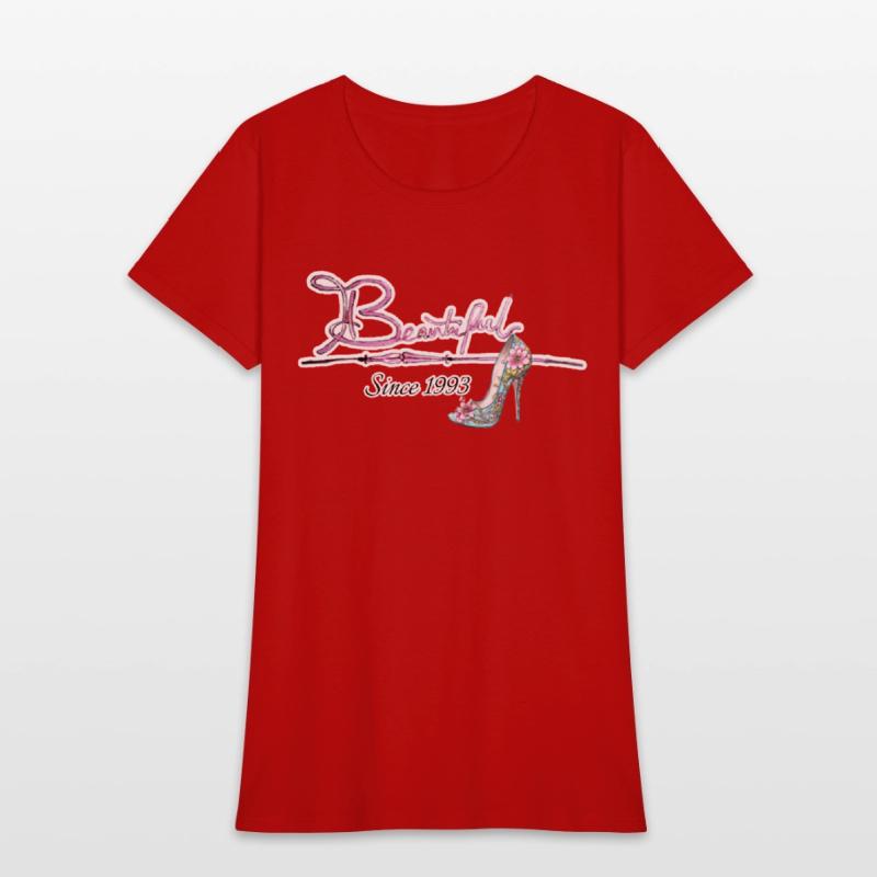 Beautiful since 1993 birthday typography