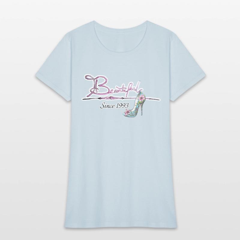 Beautiful since 1993 birthday typography