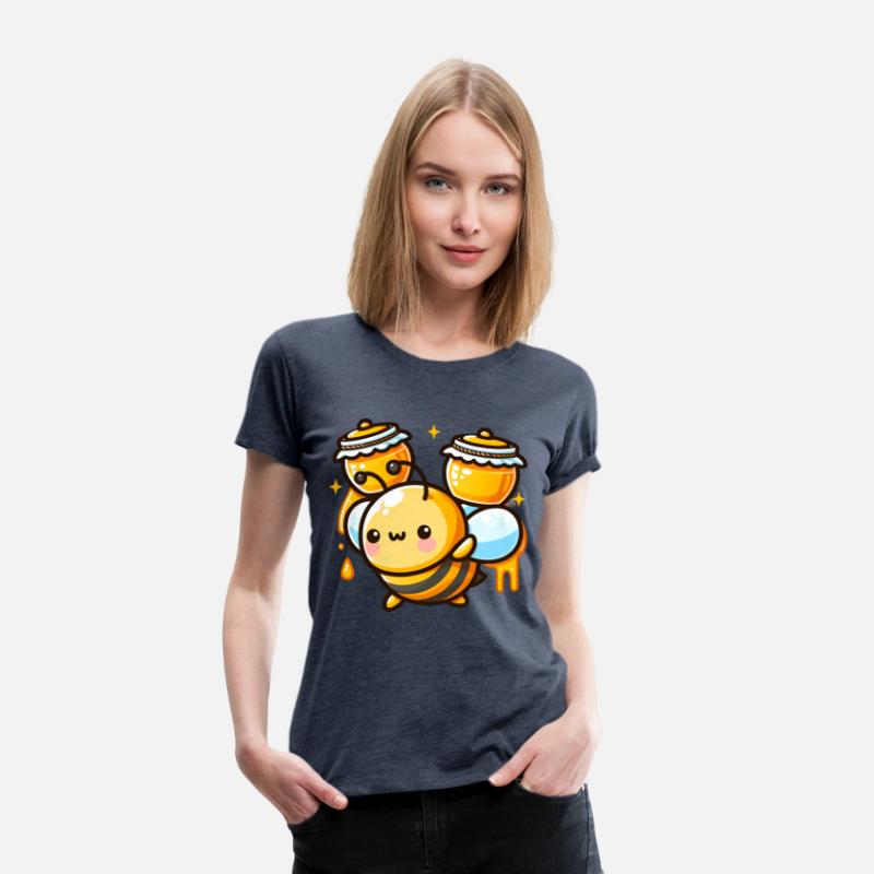 Bee Carrying Honey Pots