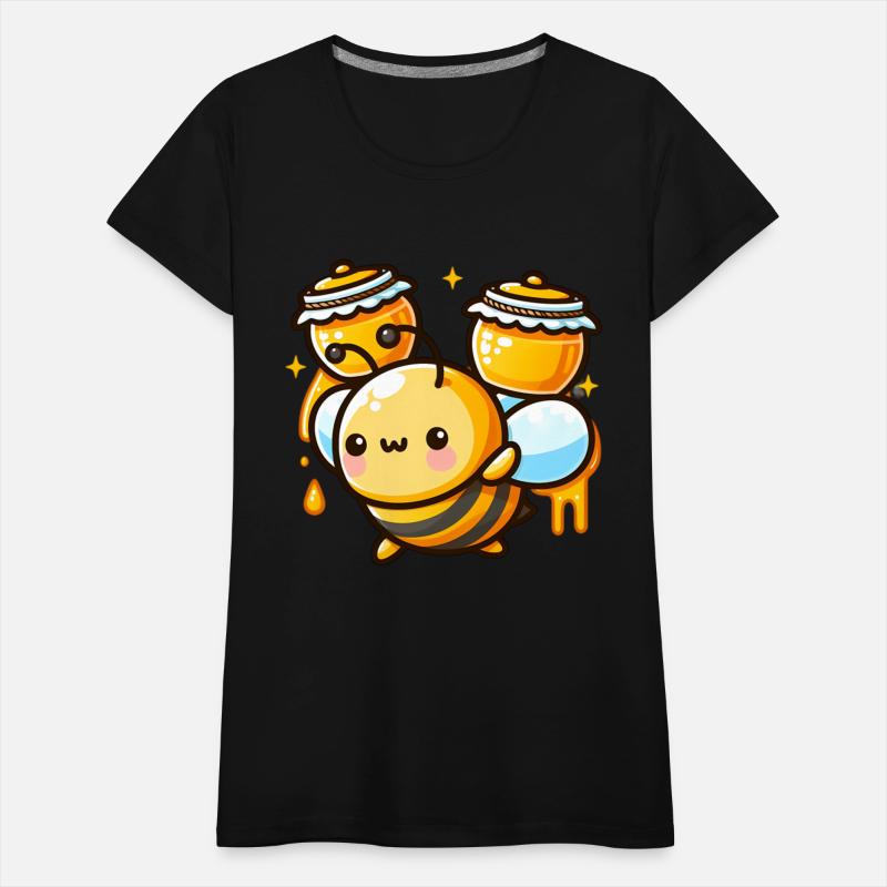 Bee Carrying Honey Pots