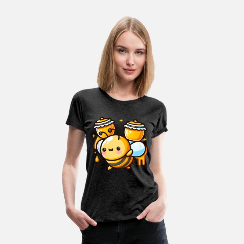 Bee Carrying Honey Pots