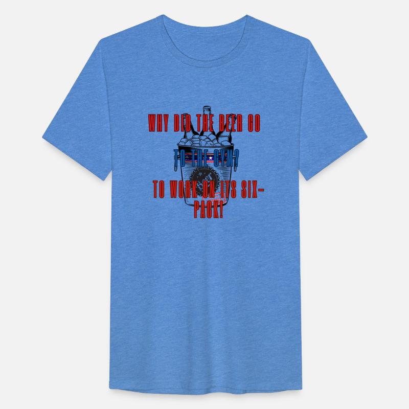 Beer drinking six pack