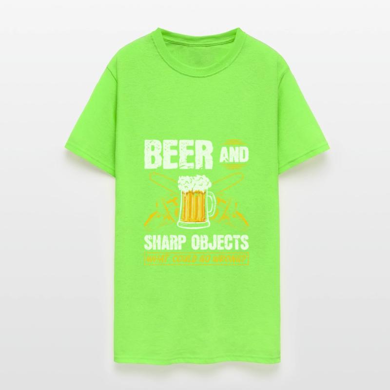 Beer Sharp Objects What Could Go Wrong Chainsaw