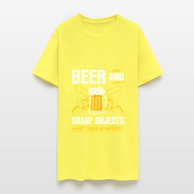 Beer Sharp Objects What Could Go Wrong Chainsaw