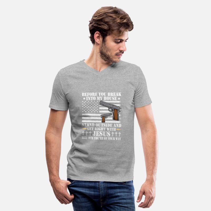 Before You Break Into My House Jesus Gift Gun