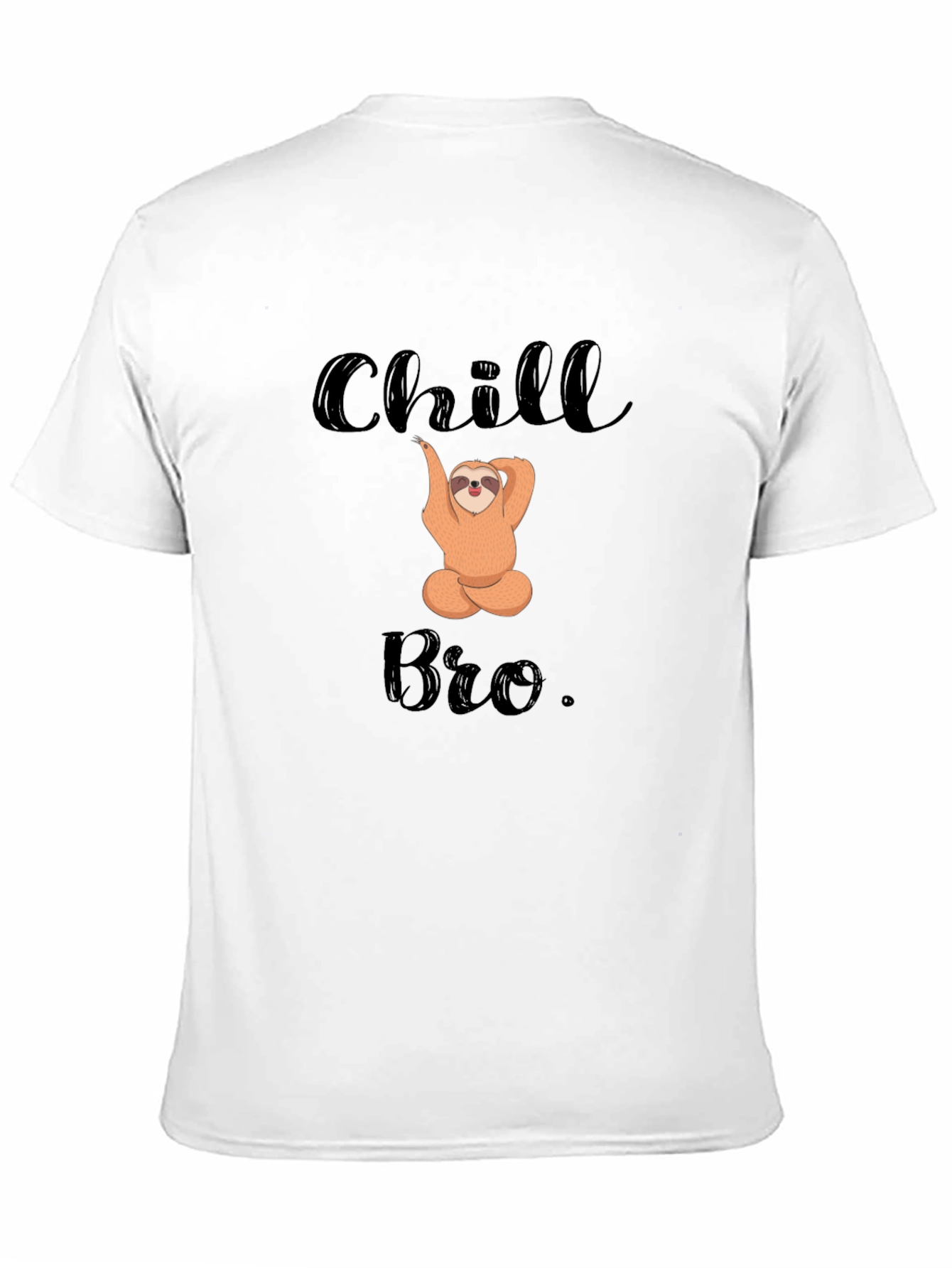 Chill Bro Sloth Graphic Tee - Relaxed Fit