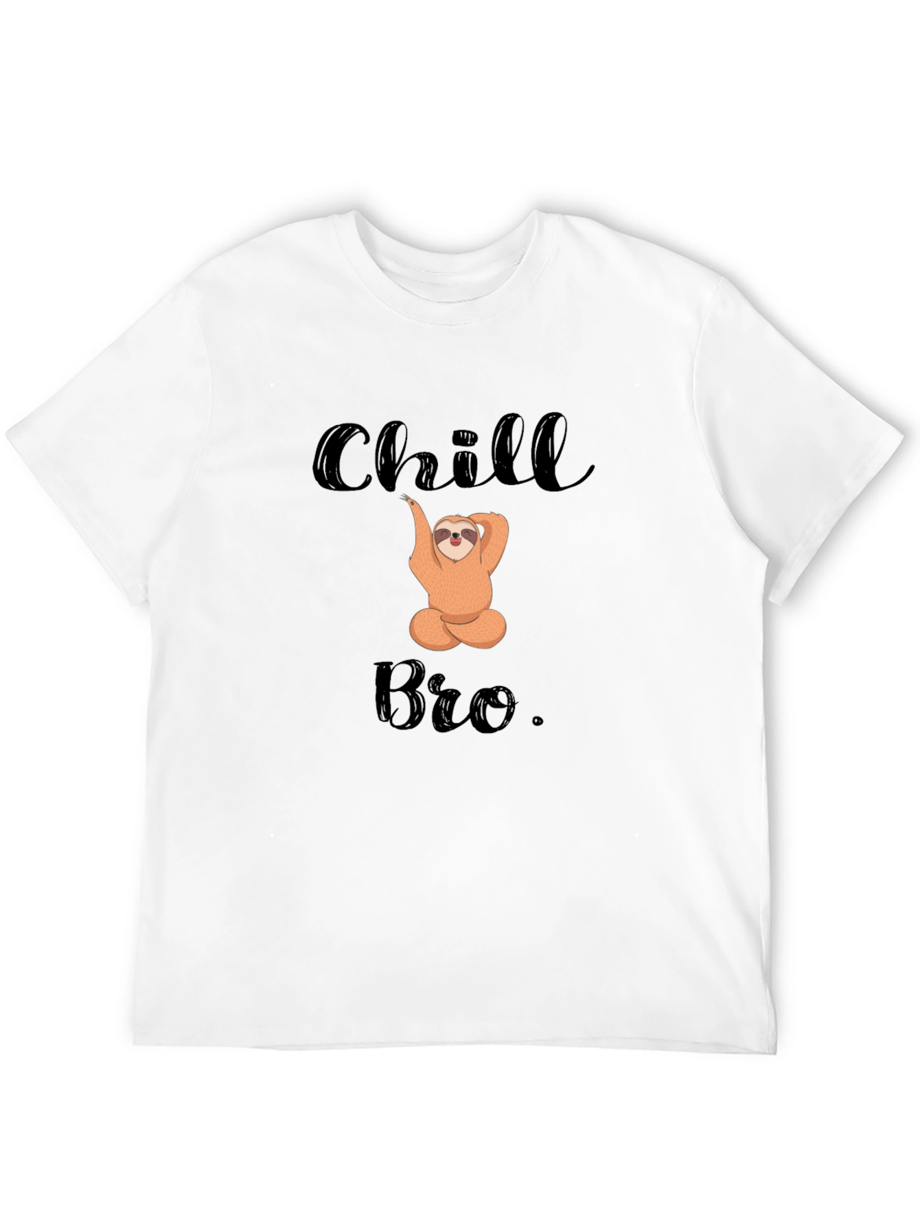 Chill Bro Sloth Graphic Tee - Relaxed Fit