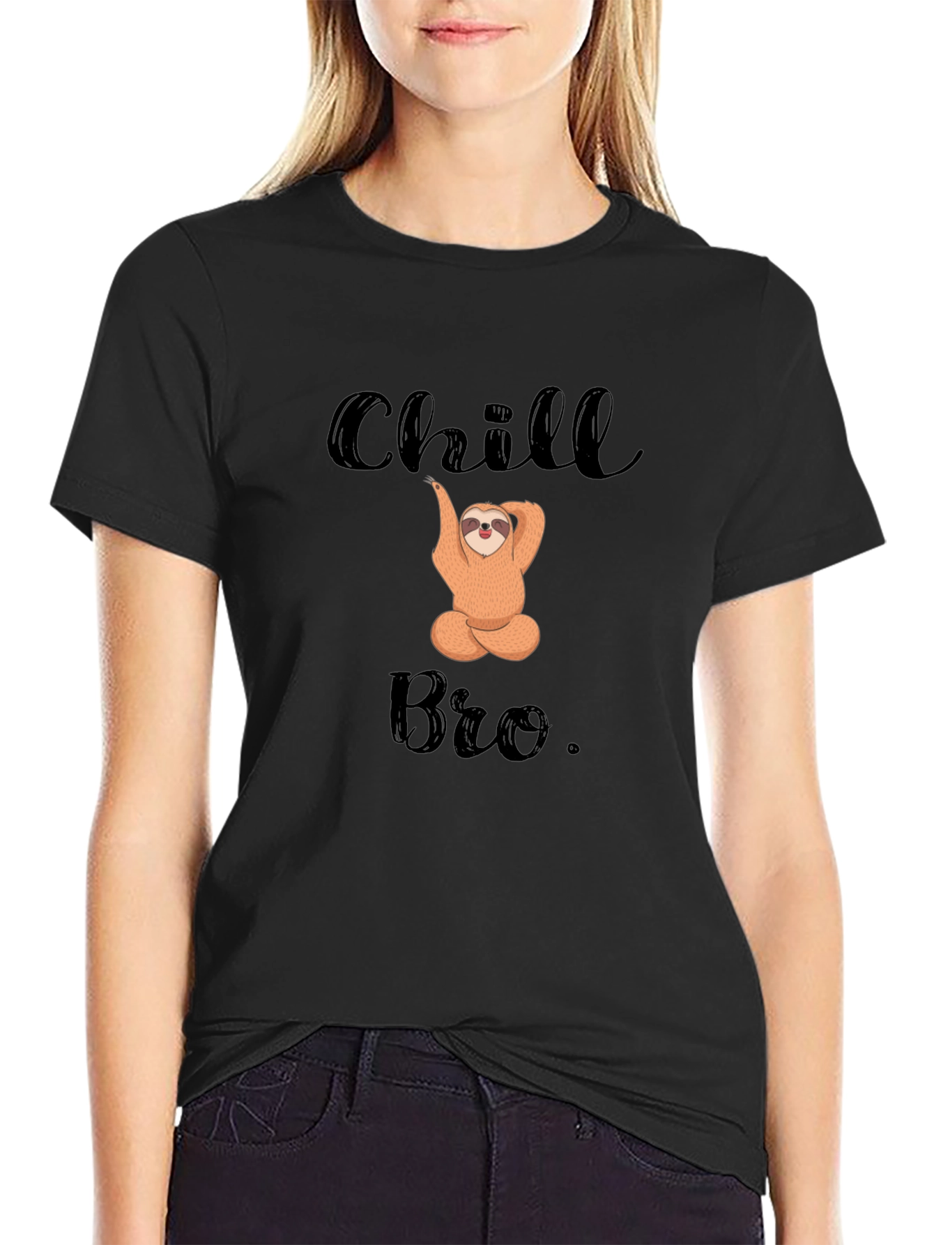 Chill Bro Sloth Graphic Tee - Relaxed Fit
