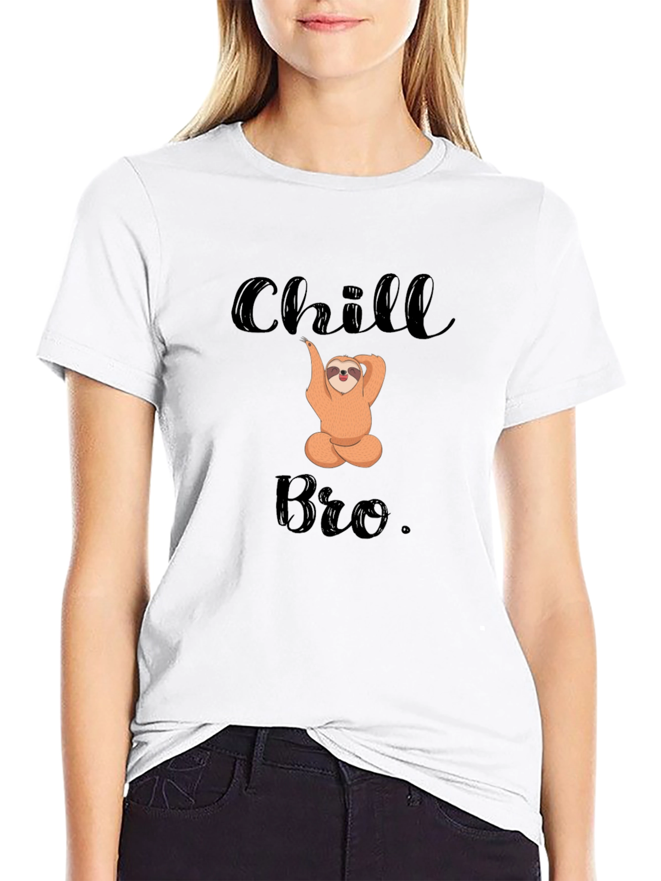 Chill Bro Sloth Graphic Tee - Relaxed Fit