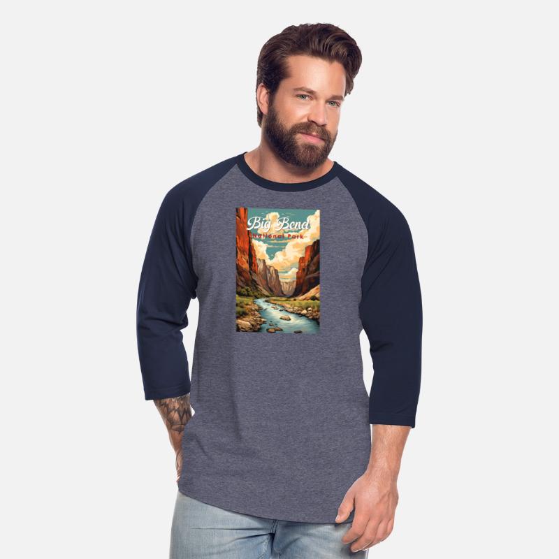 Big Bend National Park Illustration Retro