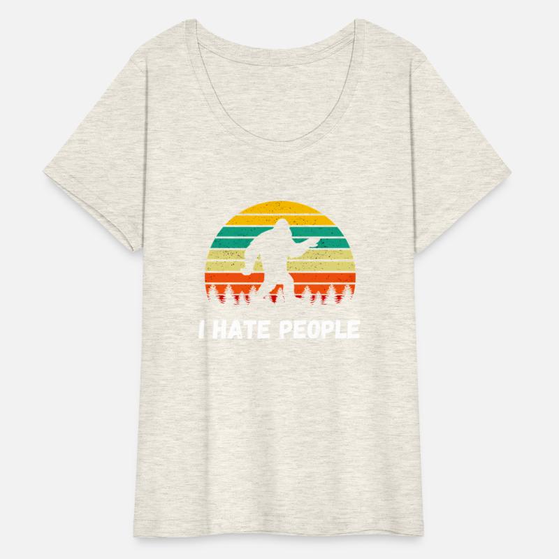 Bigfoot Sunset I Hate People Sasquatch