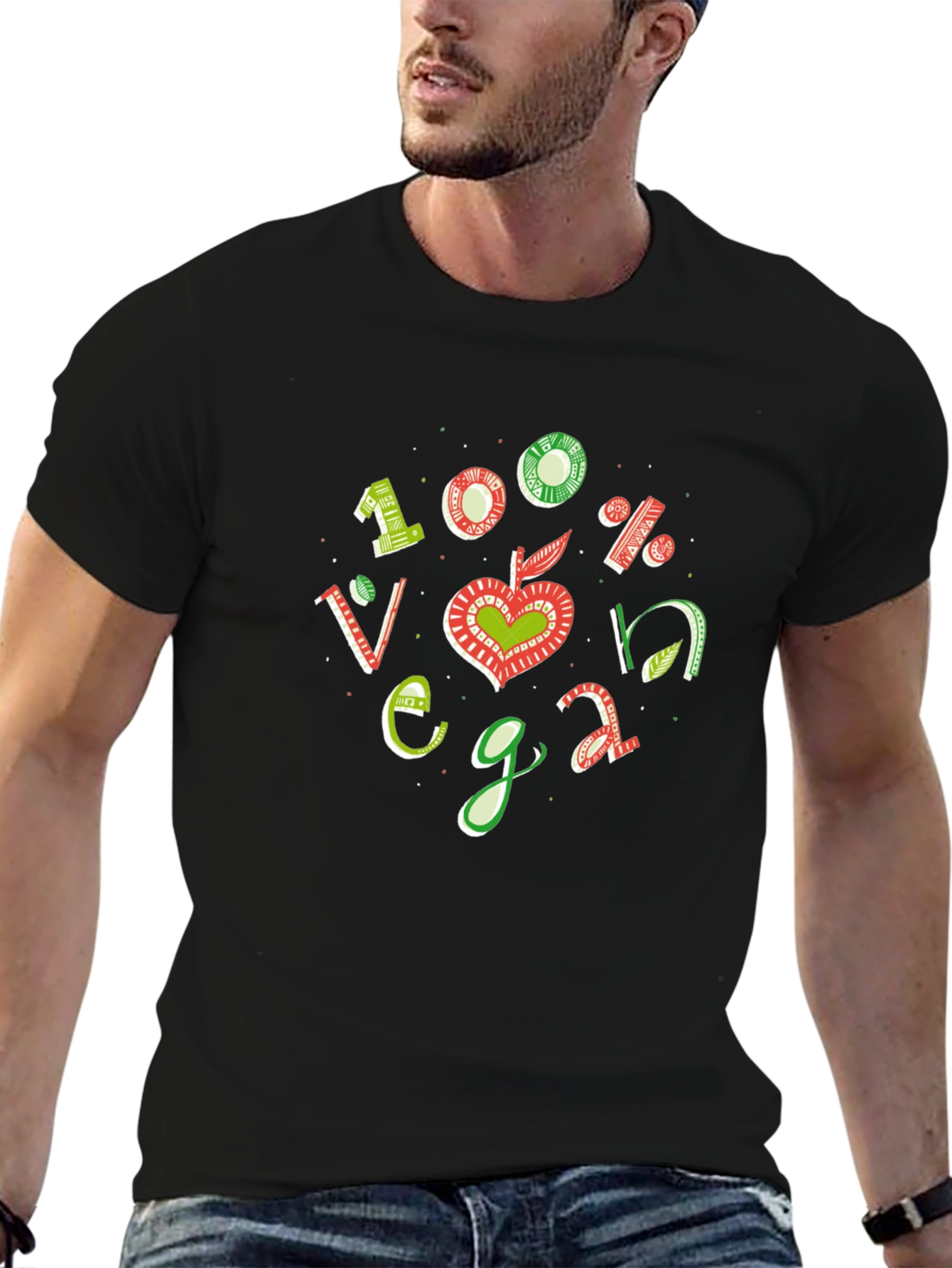 100% Vegan Graphic T-Shirt
