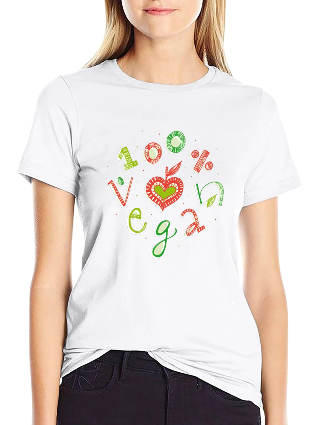 100% Vegan Graphic T-Shirt