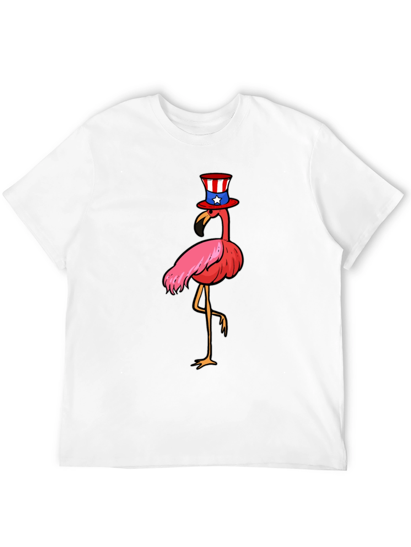 Patriotic Flamingo Graphic Tee