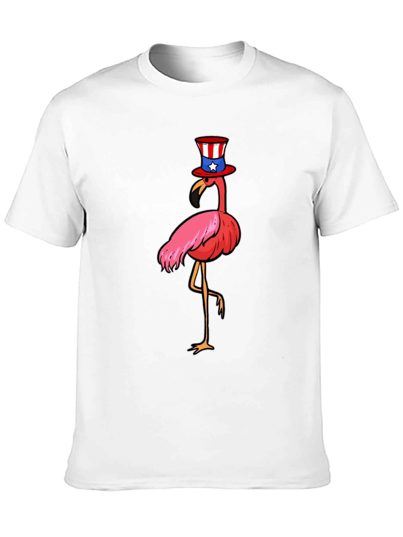 Patriotic Flamingo Graphic Tee