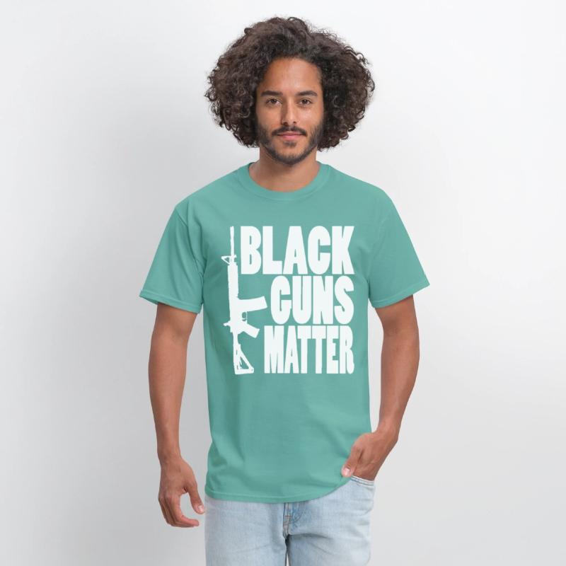 Black Guns Matter Pro Gun Black Ar 15 Ak47 2Nd Ame