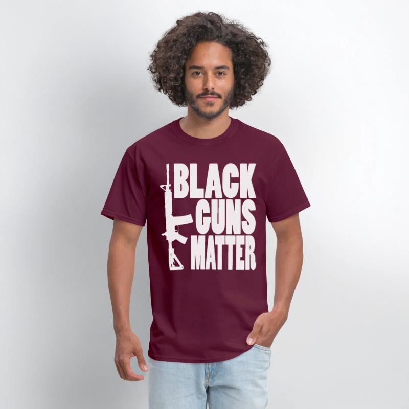 Black Guns Matter Pro Gun Black Ar 15 Ak47 2Nd Ame