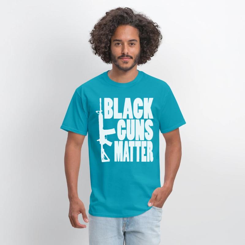 Black Guns Matter Pro Gun Black Ar 15 Ak47 2Nd Ame