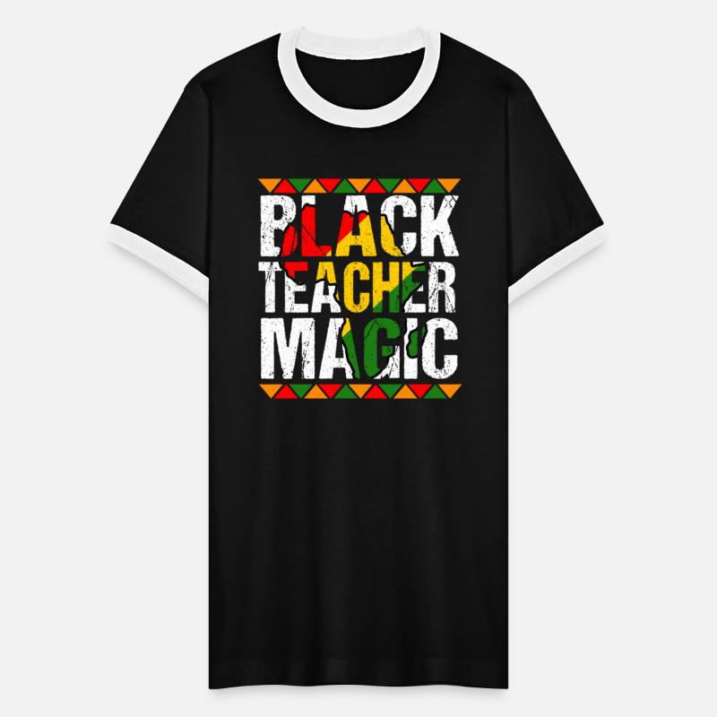 Black Teacher Magic Shirt Melanin Pride Black