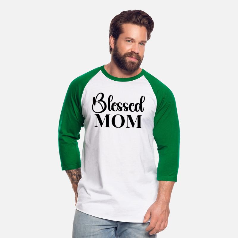 Blessed Mom Black Text, Christian Quote
